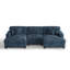 Canapé modulaire 3 pièces en chenille 3 pièces-1854458721-1854458727