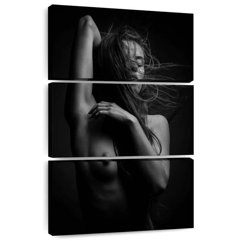 Sensualité féminine, H 57 po x l 36 po