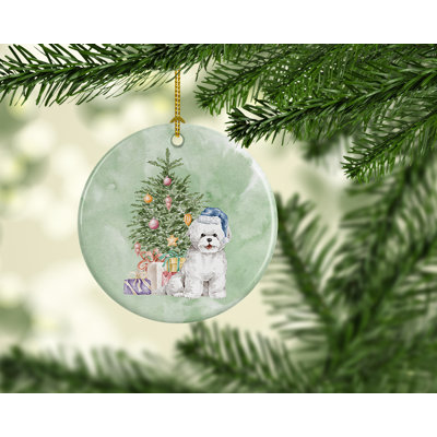 2.8'' Ceramic Hanging Figurine Ornament