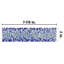 Captain Riptide 2" x 8" Ceramic Specialty Trim in Blue/White