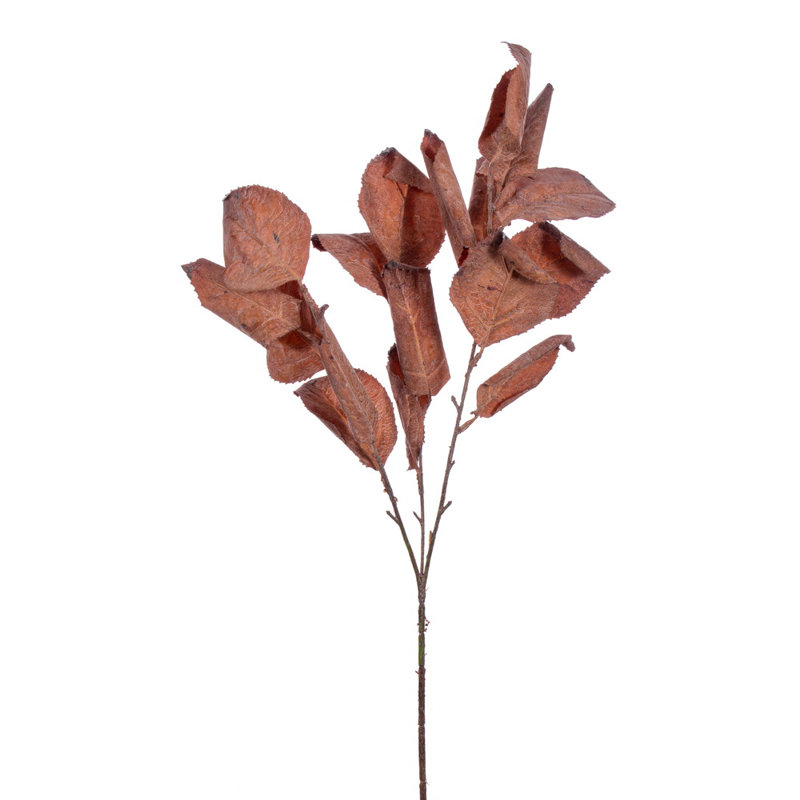 Ensemble de 3 plantes à feuillage artificiel, Brun foncé
