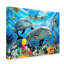 « two dauphins », reproduction d’impression sur toile tendue-26857075