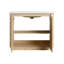 Ensemble de meuble-lavabo simple autoportant 40 po avec lavabo en céramique et tablette réglable 40 po-556131042-561924081