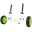 Chariot de kayak assis sur le dessus, chariot de kayak enfichable robuste avec roues en polyuréthane de 10 pouces, largeur réglable