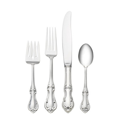 Ensemble de couverts en argent sterling 4 pièces Joan of Arc