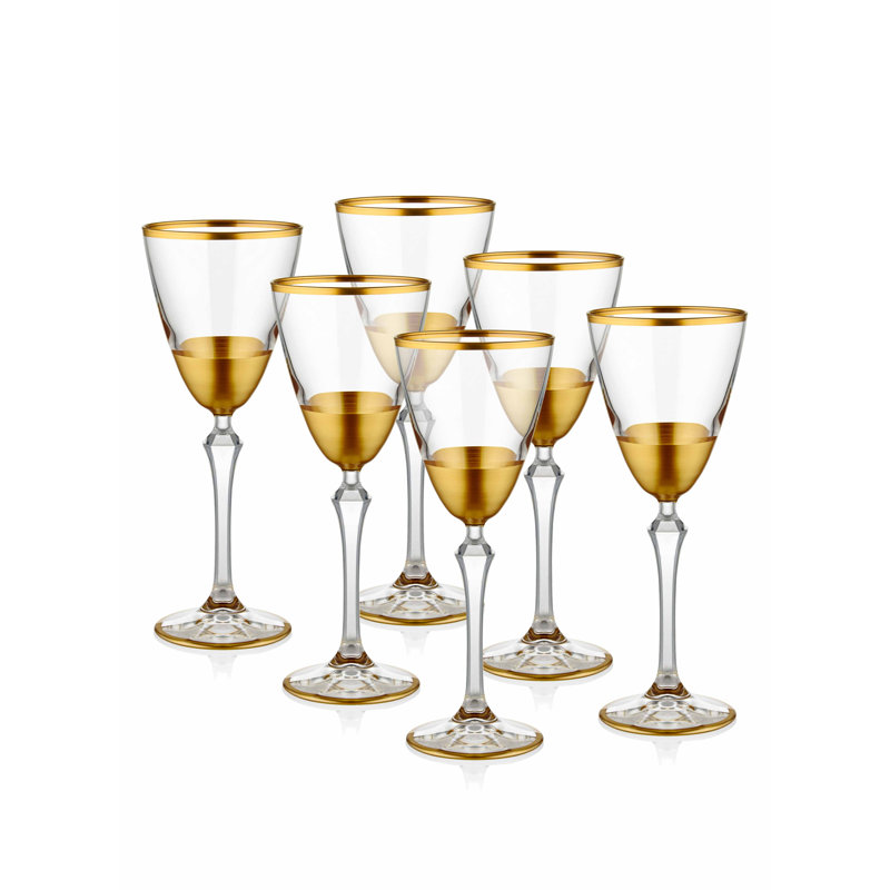 Florian 425ml Handmade Wine Glass Set