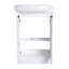 Meuble-lavabo autoportant de 23 po avec lavabo et portes à fermeture douce-504773064
