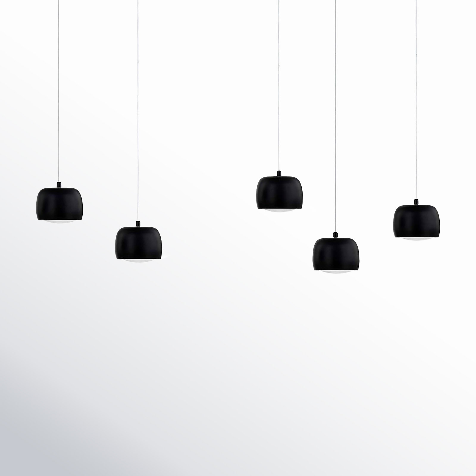 Kerlin 6 Light Metal Dimmable LED Pendant