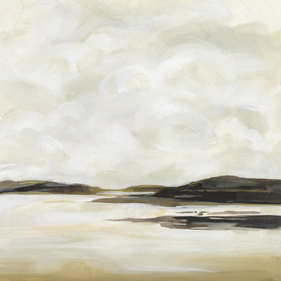 Cloudy Coast II by Victoria Borges - Wrapped Canvas Painting