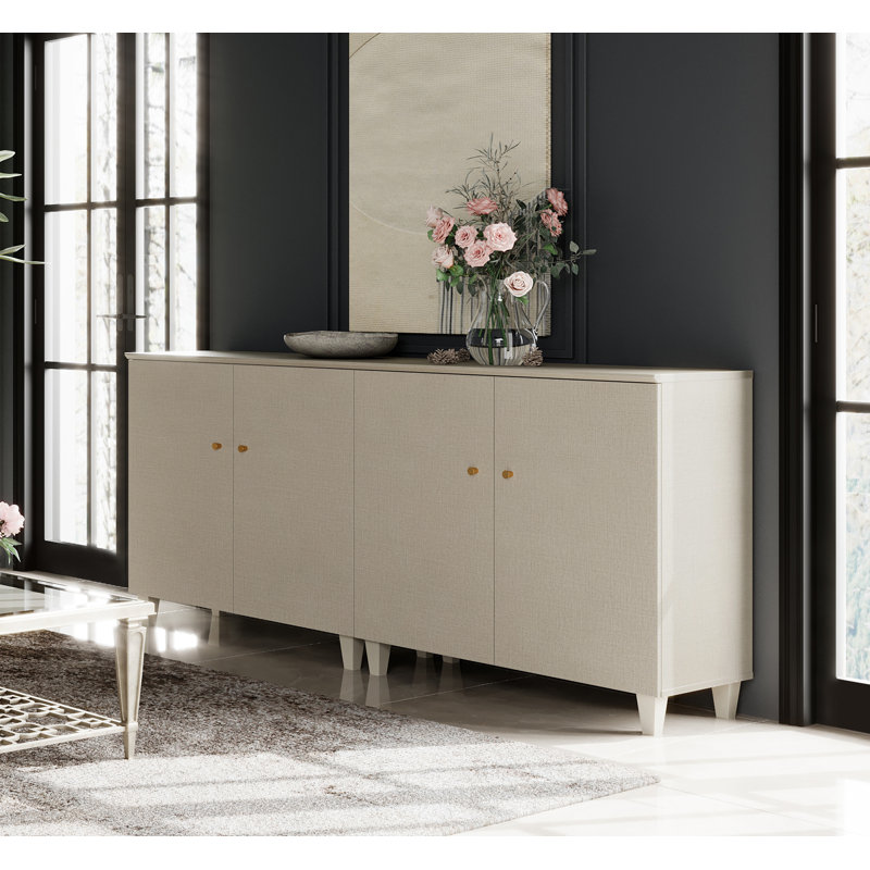 Lysiane 4 - Door Accent Cabinet , Beige