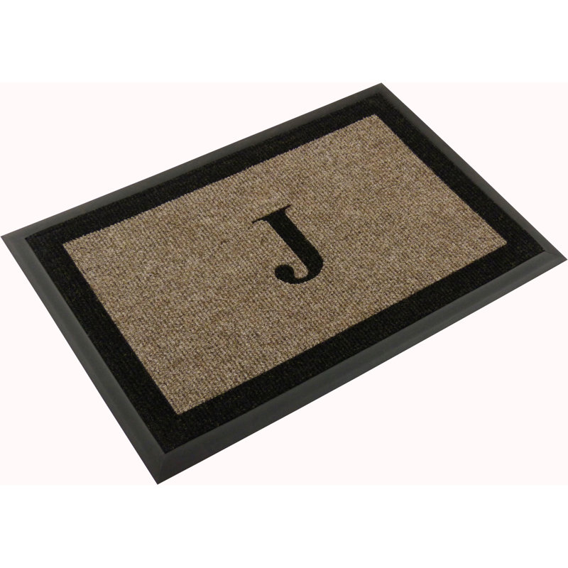 Tapis d'extérieur antidérapant Asai, Taupe, J, l 24 po x L 36 po