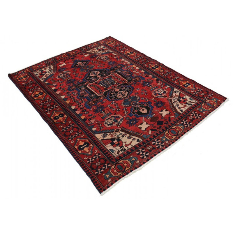 Tapis en laine d'agneau Makennah One-of-a-Kind 5 pi 2 po x 6 pi 5 po Makennah