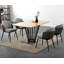 Chambersburg Beech Metal Base Dining Table