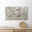 «Neutral Spring Birds», ensemble de 3 peintures sur toile tendue-1180574736