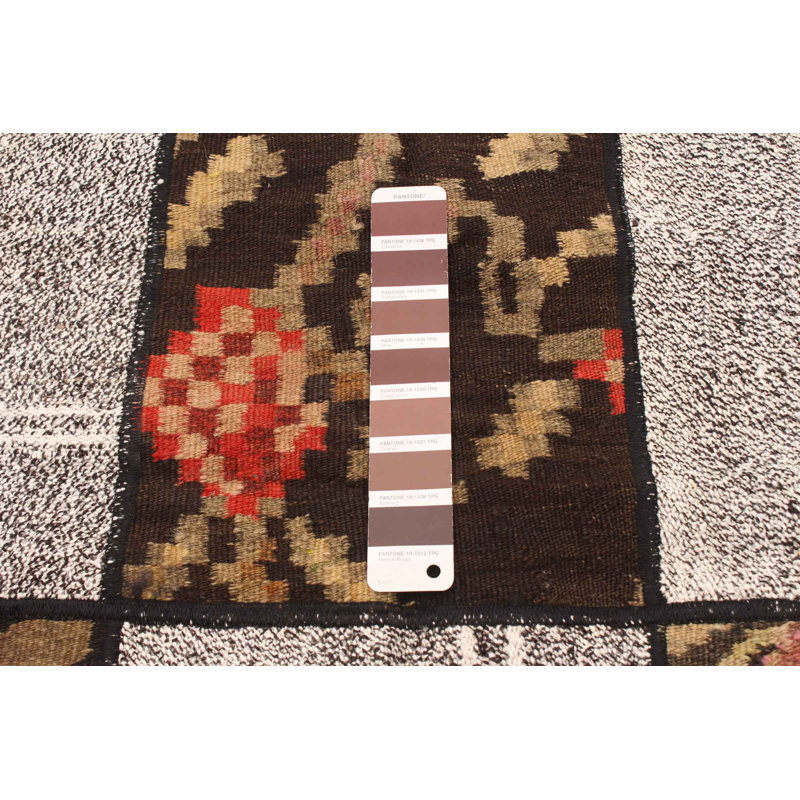 Alixzander Wool Patchwork Indoor Rug