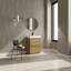 Meuble-lavabo simple 24 po avec plateau en résine Suyapa-748707964