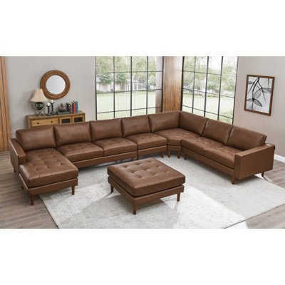 Alesja Upholstered U-Shaped Sectional Left Hand Facing