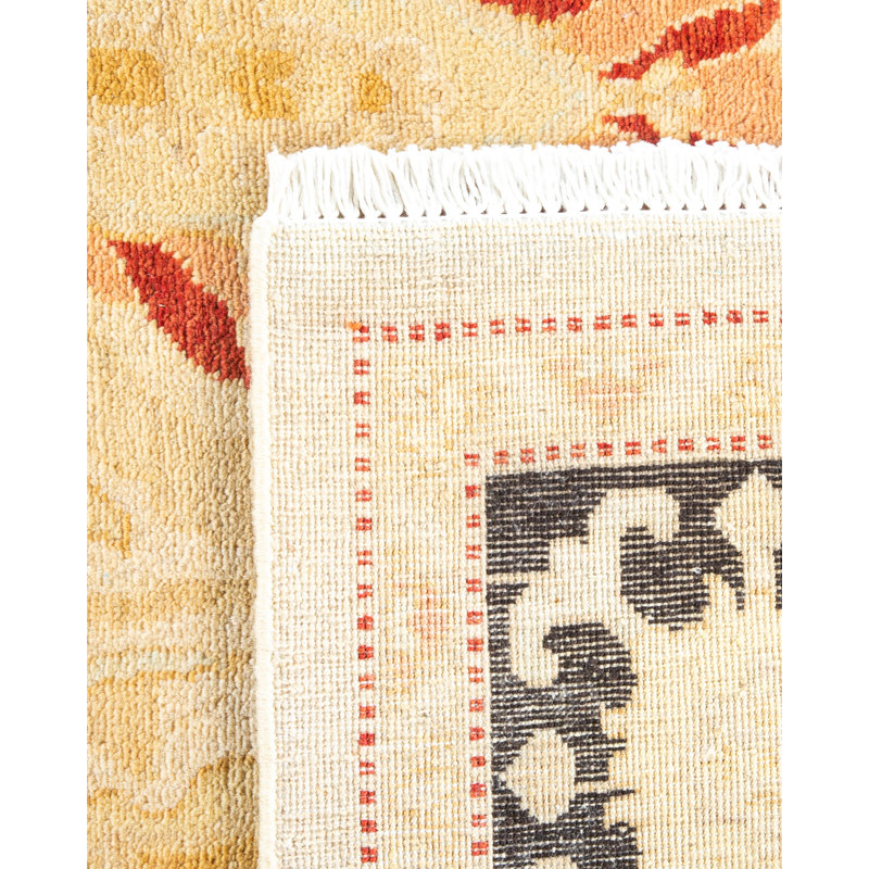 Holmfrith One-of-a-Kind 6' 1" X 9' 2" Hand Knotted Area Rug