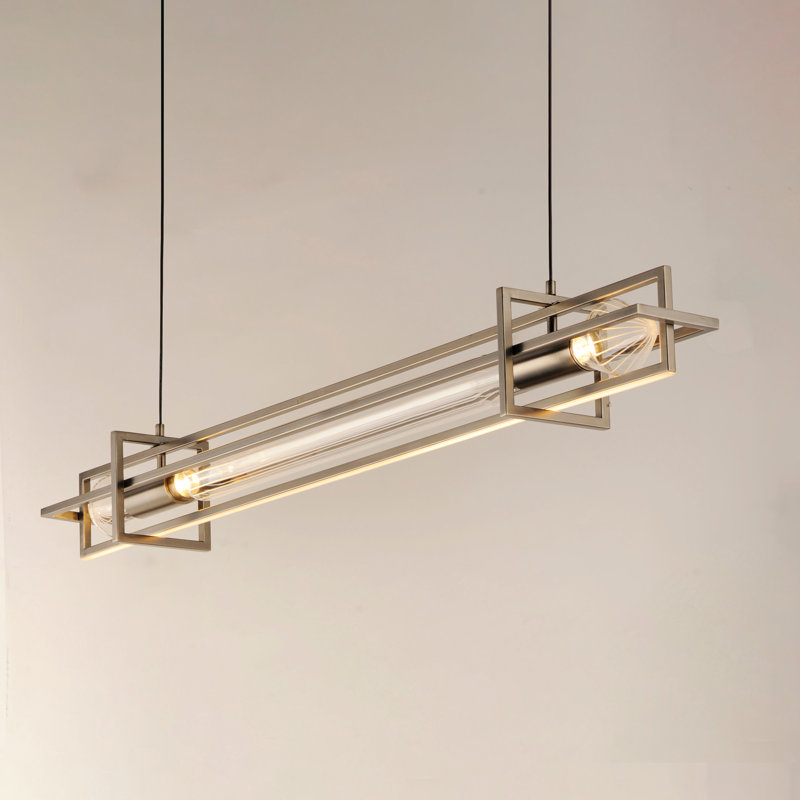 5 - Light LED Pendant, Gunmetal