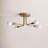 Nealey Glass Semi Flush Mount-2089682627