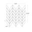 Brookline Chevron 1x5 Glossy Ceramic Mosaic Tile-1574951386