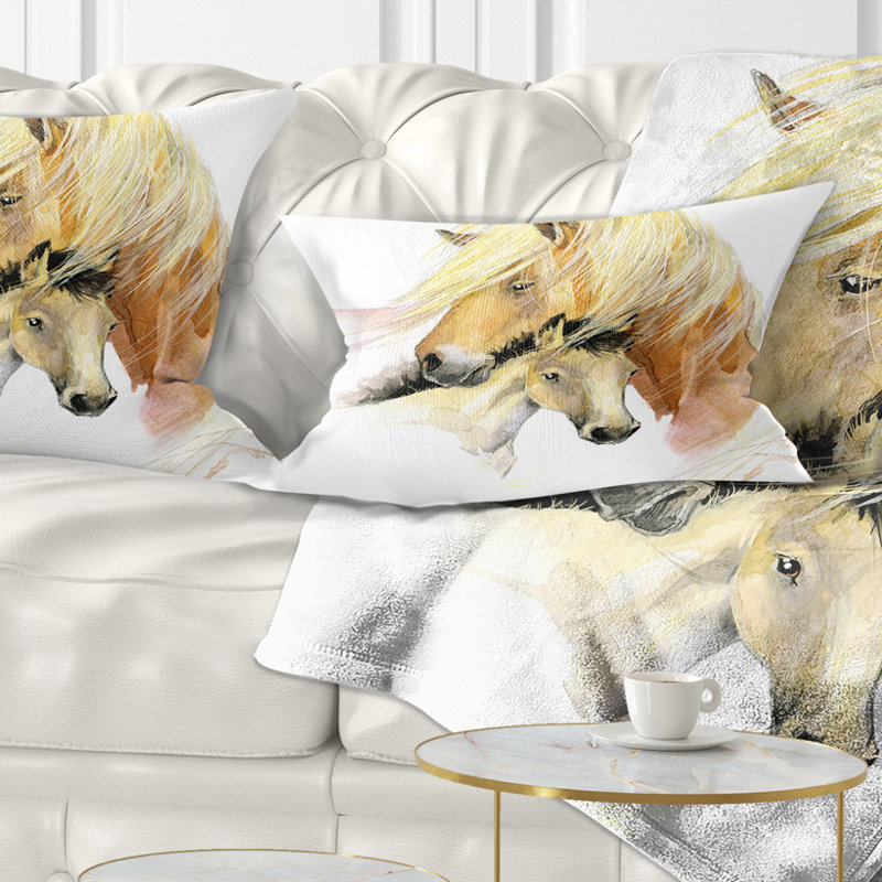 Coussin lombaire pour bébé animal cheval