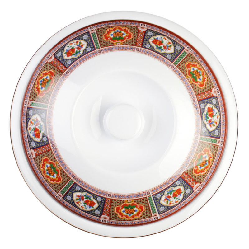Thunder Group Inc. Peacock Melamine Serving Bowl