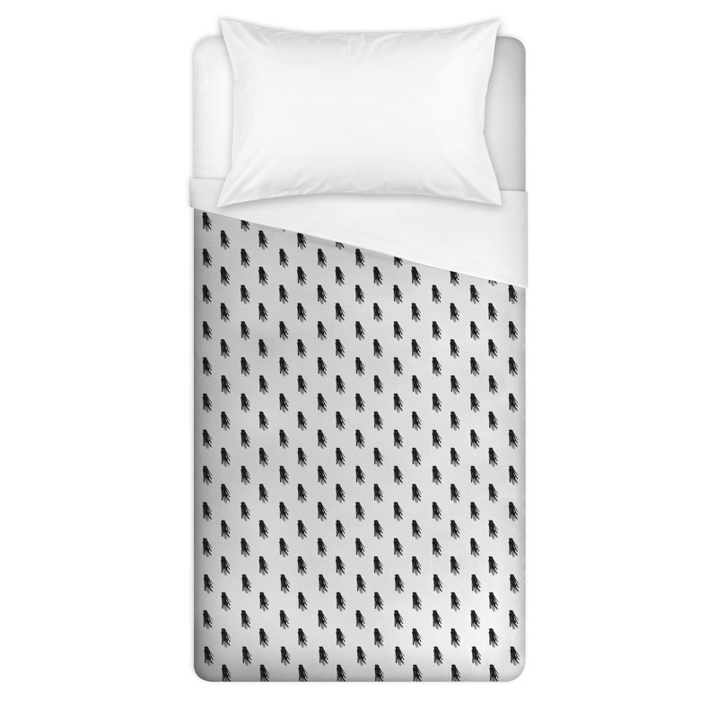 Modern & Contemporary Polyester Tassel Duvet Cover, Twin Duvet Cover