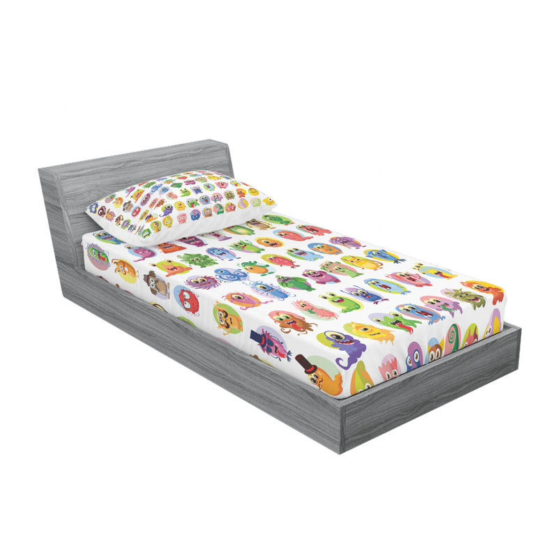 Microfiber Sheet Set, Twin XL Sheet Set with Fitted Sheet