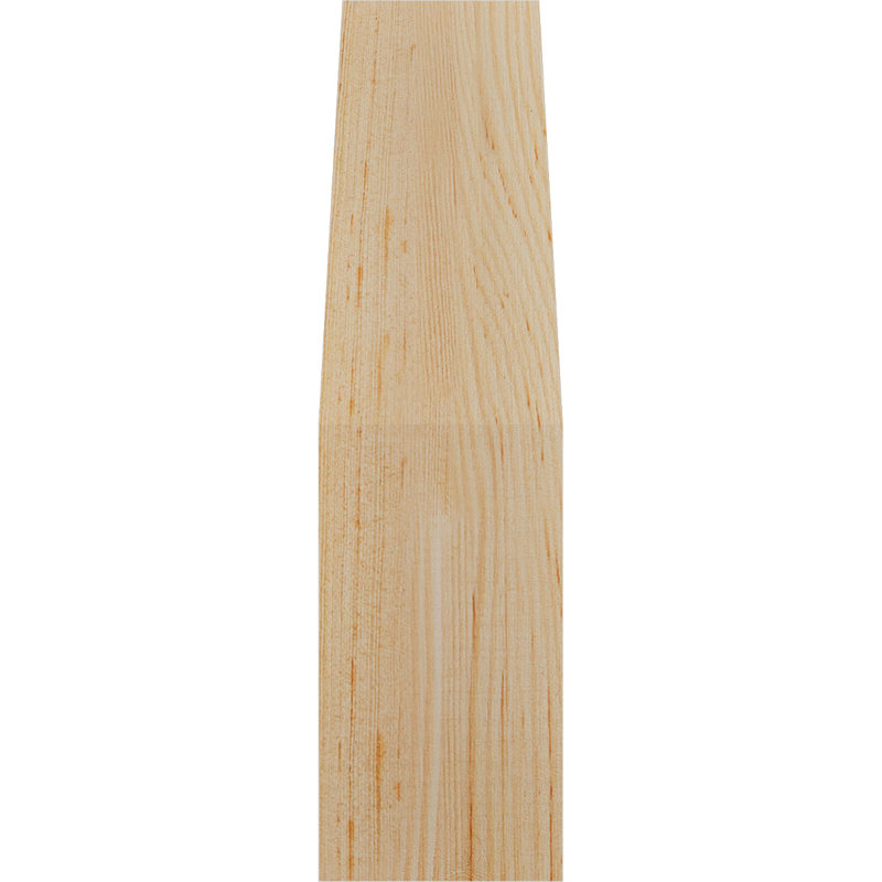 Attelle impériale du genou, Sapin de Douglas, Lisse, H 14 po x l 3,5 po x P 6 po