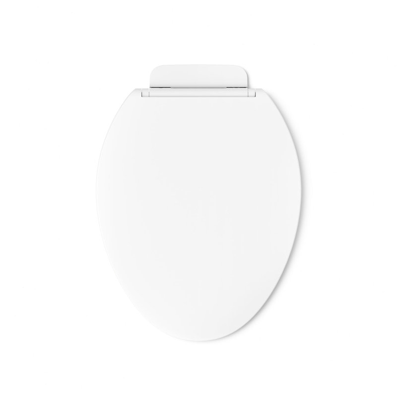 Glissade Readylatch Quiet-Close Toilet Seat, White