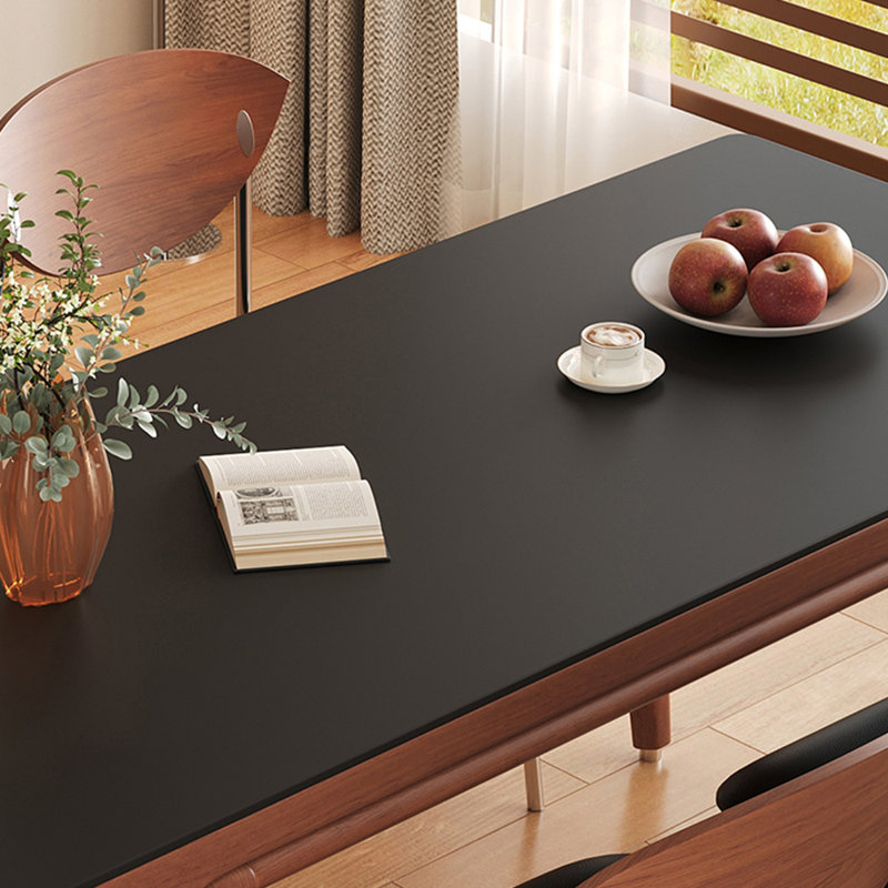Table de salle à manger en acier inoxydable de style français, H 29,52 po x L 62,99 po x l 31,49 po