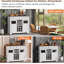 Buffet 47 po avec rangement 3 tiroirs