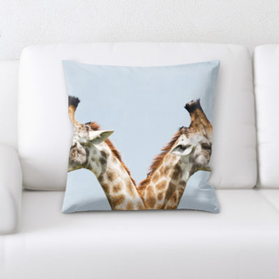 Wooton Giraffe Throw Pillow
