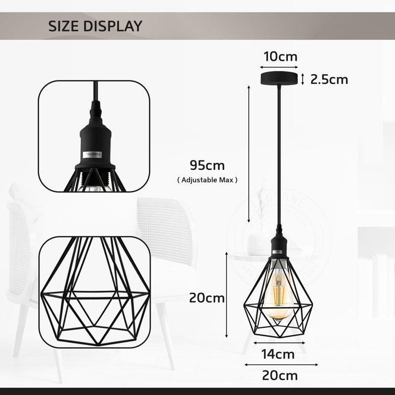 Berrin 1 - Light Single Pendant, No, Red