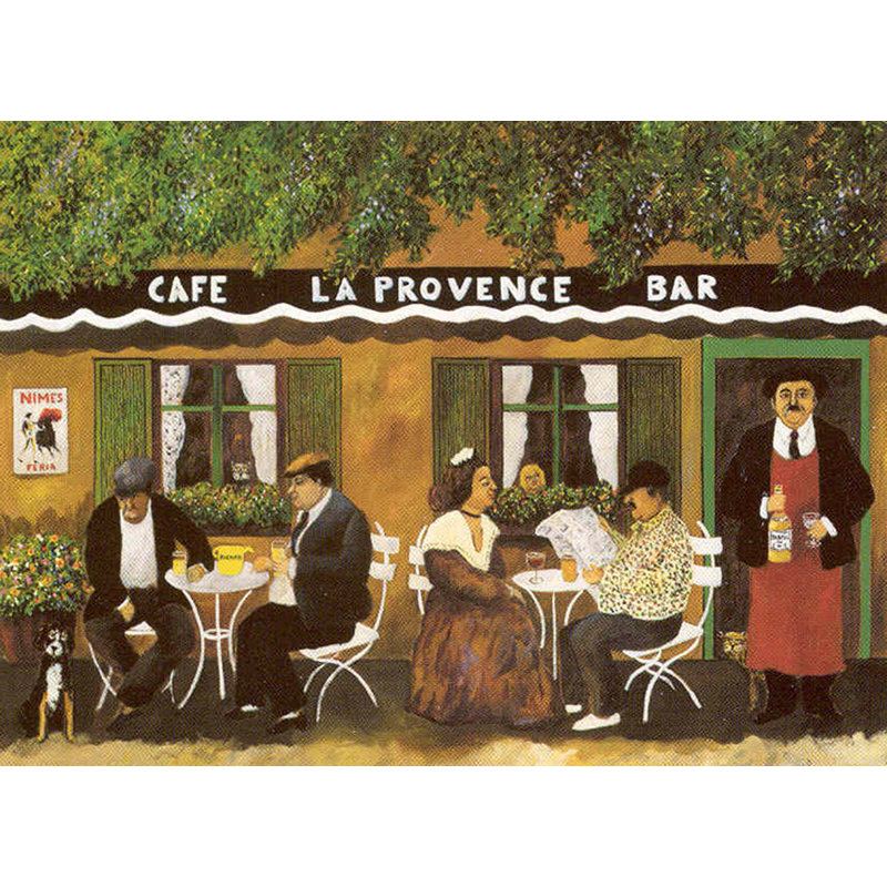 Café La Provence, H 17 po x l 24 po