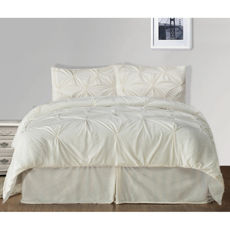 Comforter, Twin Comforter + 3 Additional Pieces, Cream