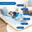 Lit de voyage gonflable bleu-58873590