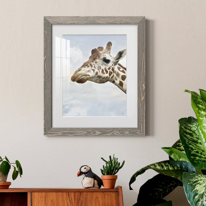 Grumpy - Photographie avec cadre photo, H 24 po x l 18 po x P 1,5 po, Encadrement gris