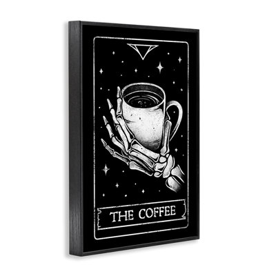 L'estampe de la carte de tarot du café, design par EduEly Designs