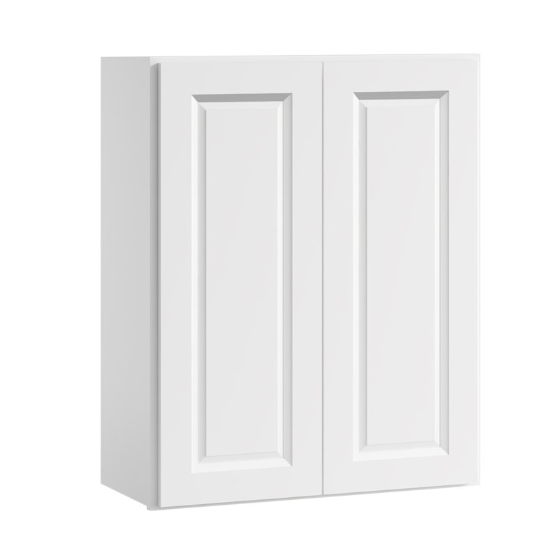 Armoire de cuisine , 30"W x 42"H x 12"D, Traditional White