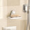 Tablette de douche Flex Adhésive, porte-savon pour salle de bain ou cuisine, utilisation dans la douche, la baignoire ou le lavabo