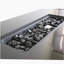 Smoked Glass Metal Rectangular Fire Pit-456265320