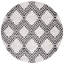 Tapis ivoire / noir Burch-252893616
