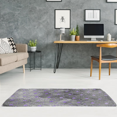 Chenille Polka Dots Indoor Rug
