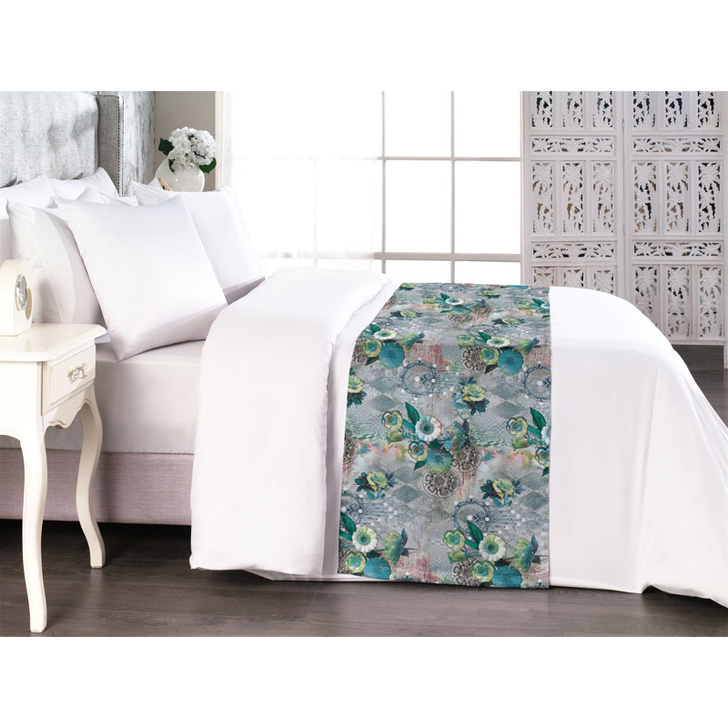 Foulard de lit Ambesonne Floral Boho