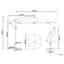 Anastasius 300cm Cantilever Parasol