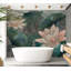 Adhésif mural floral pelez et collez - Jardin d'été doux-2073506140