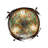21" Wide Greenbriar Oak Inverted Pendant