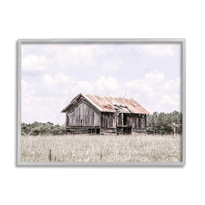 " Countryside Cabin Rural Field " by Jennifer Rigsby